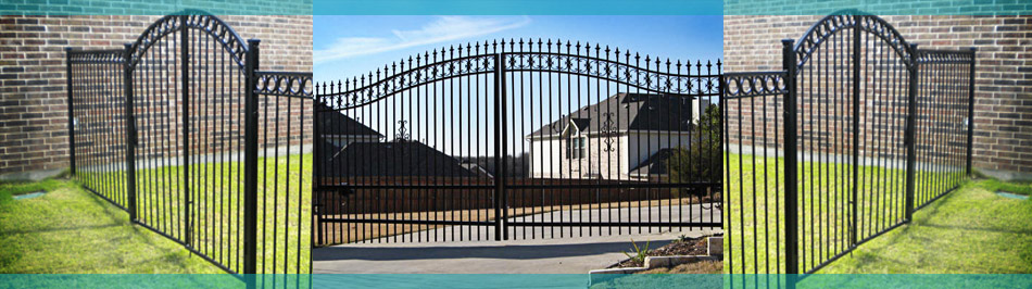 iron driveway gate