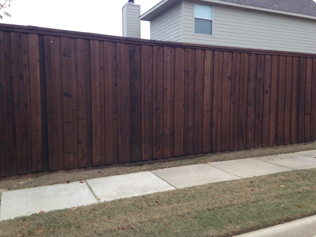 wood privacy fence denton tx