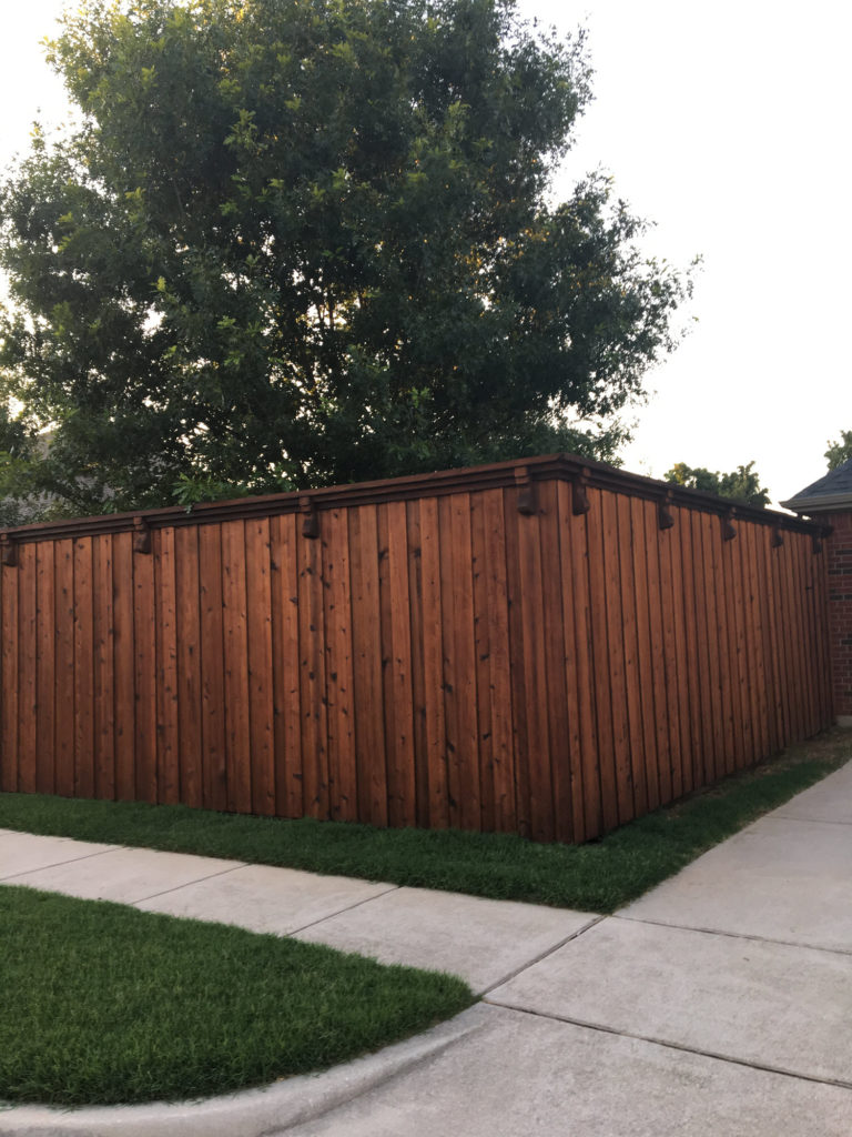 wood privacy fence denton texas